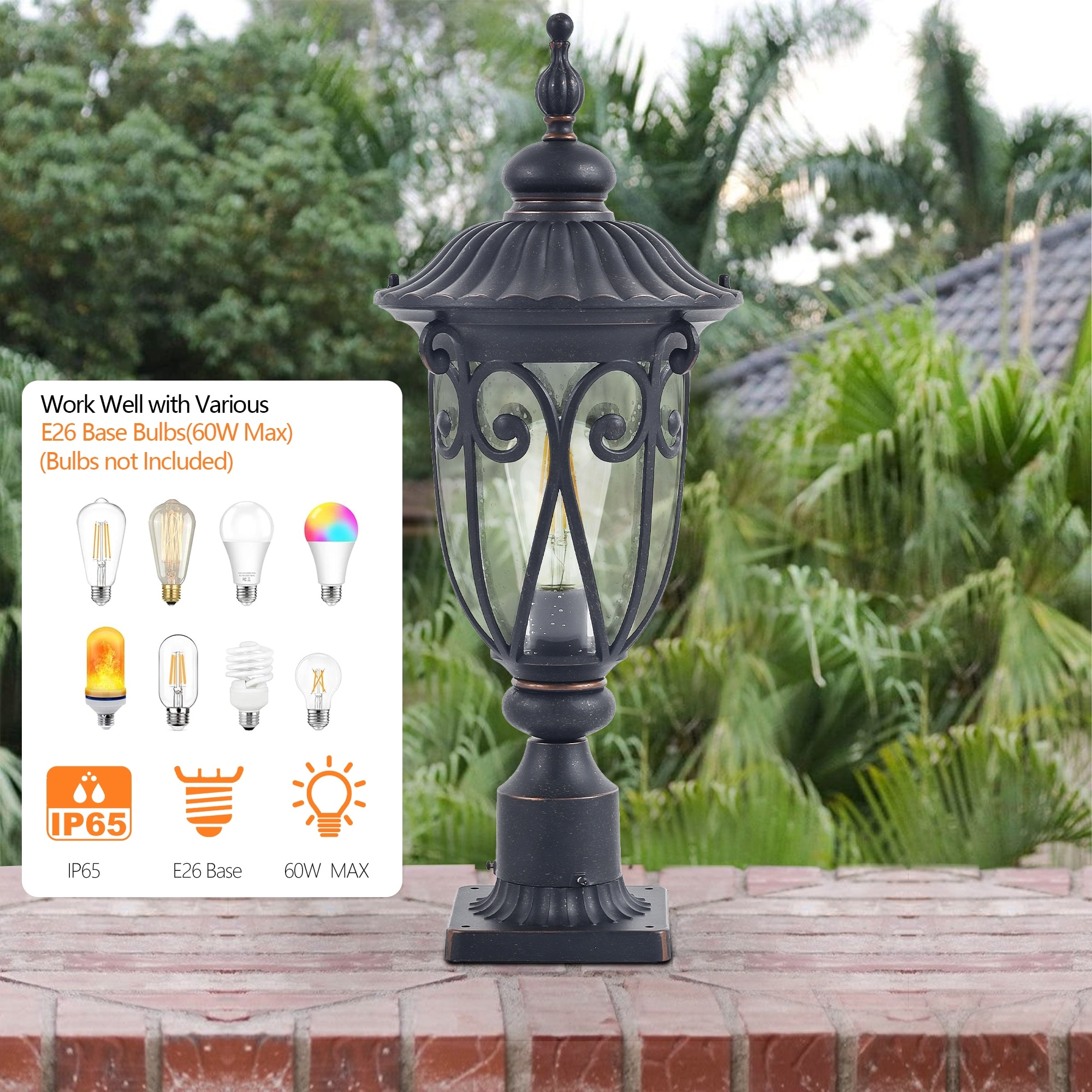 Outdoor lamp post bulbs hot sale