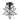 Feltre Industrial Moravian Star Ceiling Light with Clear Glass 12 Inches
