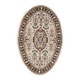 preview thumbnail 1 of 6, Overton One-of-a-Kind Hand-Knotted Traditional Oriental Mogul Ivory Area Rug - 5' 3" x 8' 1"