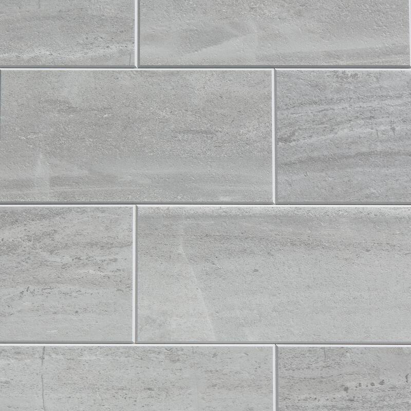 Aspect Collage Peel and Stick Wall Tile - Case - Gray Subway