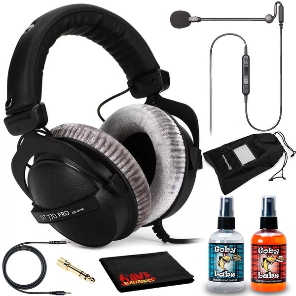 Beyerdynamic DT 770 PRO 250 Headphones Kit + Antlion Audio ModMic Uni. Opens flyout.