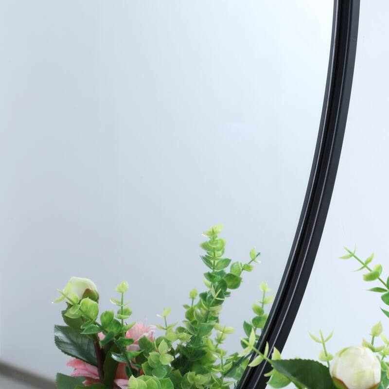 Carson Carrington Labbemala Metal Frame Oval Mirror