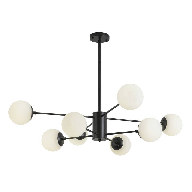 Mordern Lighting Sputnik Chandelier Light Globe Shade Frosted Glass Ceiling Pendant Light(8 lights)