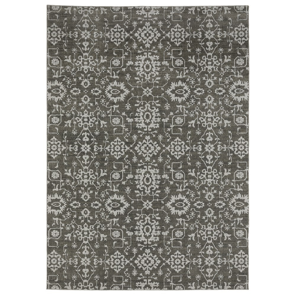 Style Haven Ingram Traditional Borderless Two-Tone Area Rug