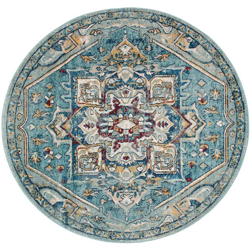 SAFAVIEH Savannah Georgina Boho Oriental Polyester Medallion Rug