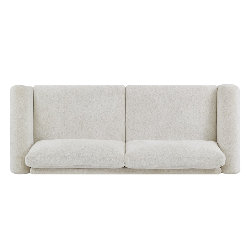 Christopher Knight Home - Hartly Modern Chenille Upholstered 3-Seater Sofa with Solid Wood Legs