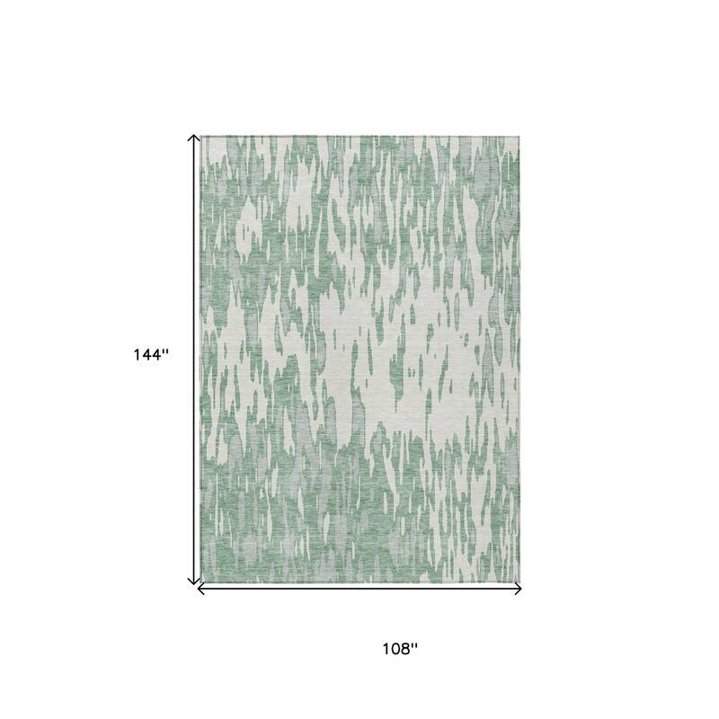 HomeRoots Abstract Transitional Rectangle Outdoor Rug
