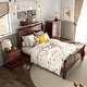 preview thumbnail 49 of 67, Furniture of America Mayday Modern Solid Wood 3-Piece Sleigh Bedroom Set