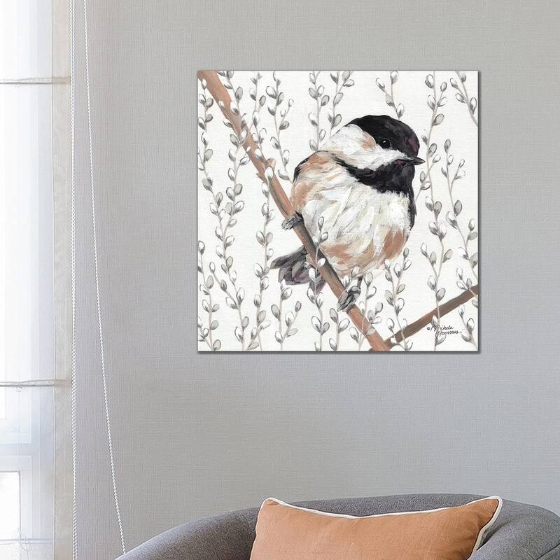 iCanvas "Wee Chickadee" by Michele Norman Canvas Print - 26x26x1.5