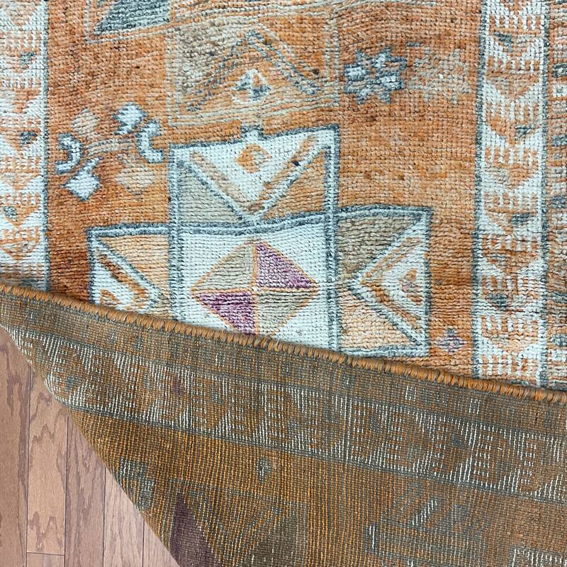 HERAT ORIENTAL Handmade Turkish Oushak Wool Runner - 3'7" x 11'