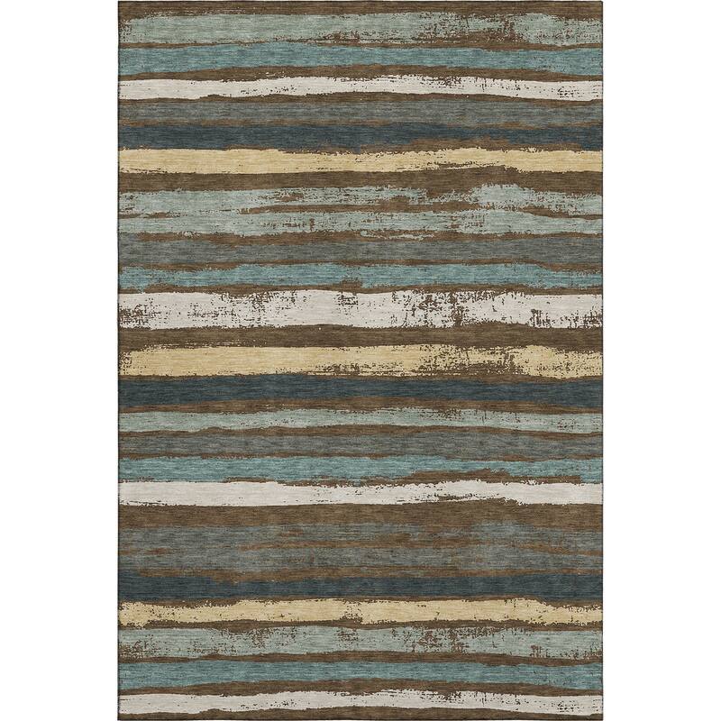 Premium Washable Super Soft Stripe Mayfield Rug