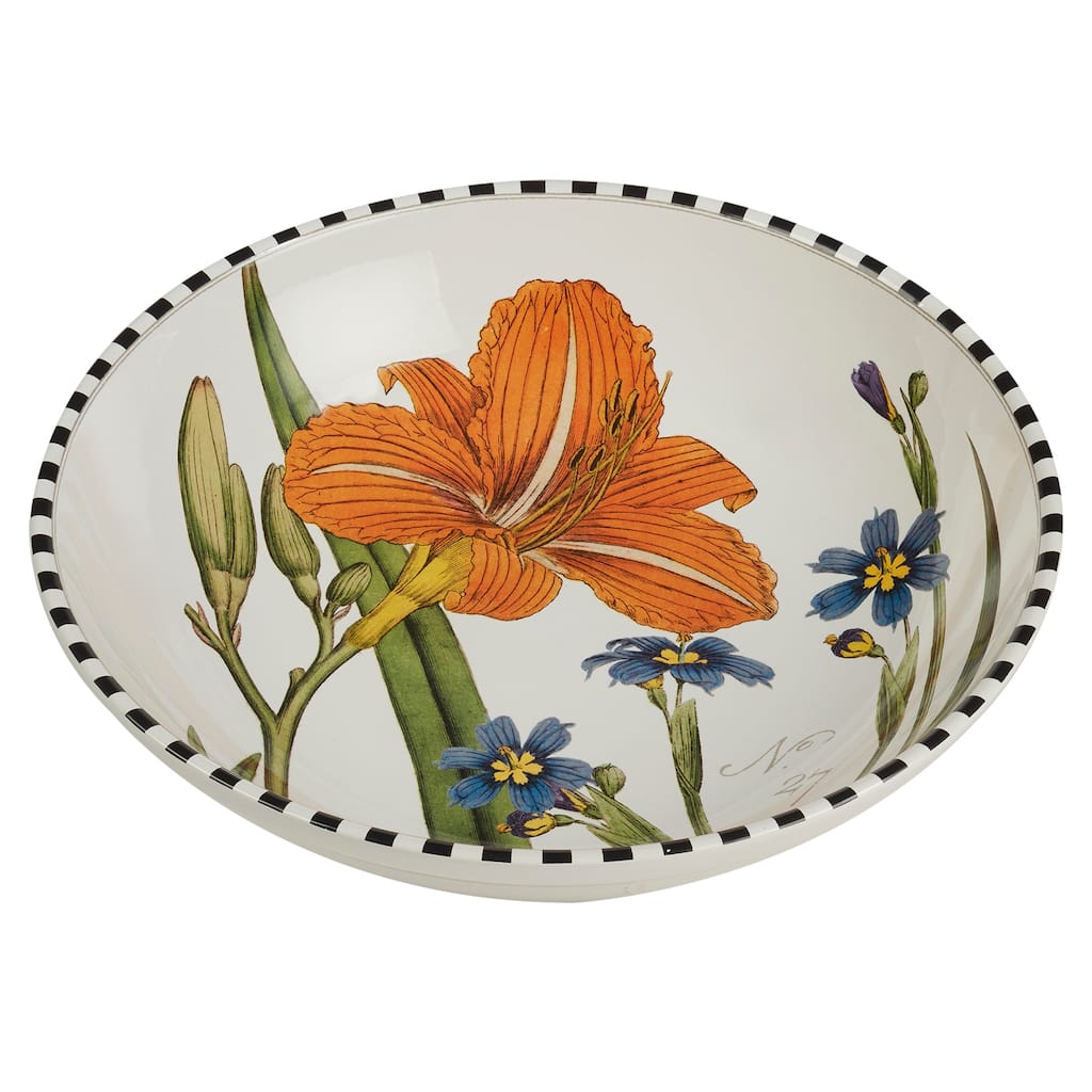 Certified International Botanical Flora 128 oz. Serving/Pasta Bowl
