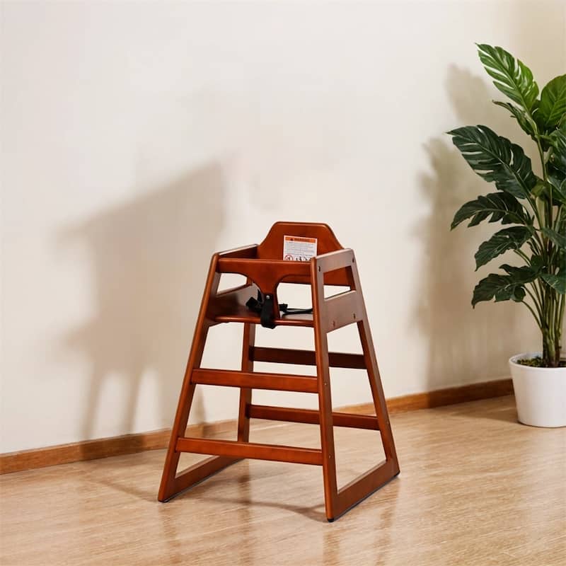 Wooden Double Solid Wood Feeding,Portable High,Baby Booster Chair