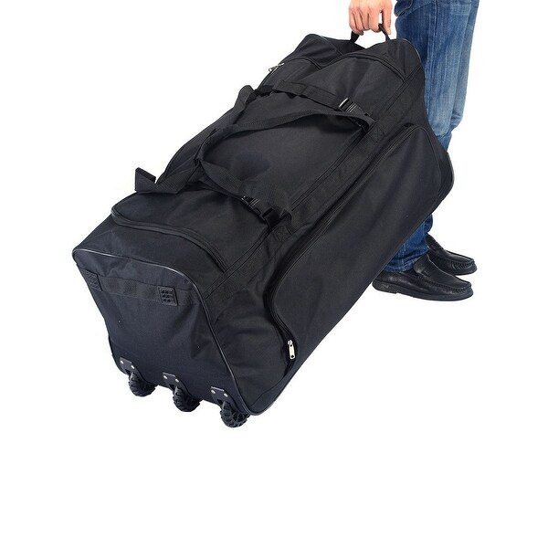 rolling duffle suitcase