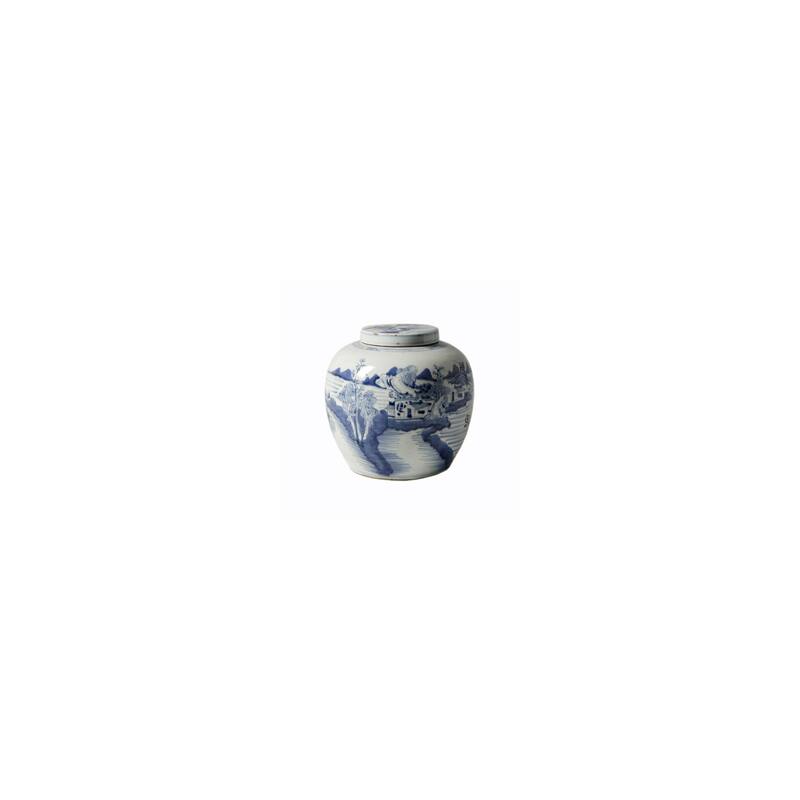 Handmade Ancestor Landscape Design Decorative Jar
