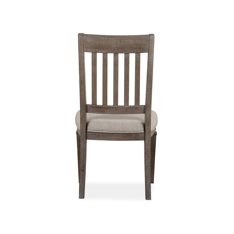 Magnussen Home Lancaster Dovetail Grey Upholstered Side Chair Two Pack - 20''W x 23''D x 39''H