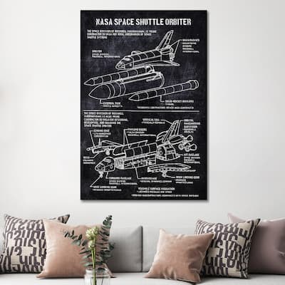 iCanvas "nasa space shuttle orbiter" by Joseph Fernando Canvas Print