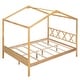 preview thumbnail 6 of 36, Full Size House Bed with Storage Space & Roof