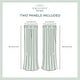 preview thumbnail 32 of 41, ATI Home Kochi Light Filtering Linen Blend Grommet Top Curtain Panel Pair