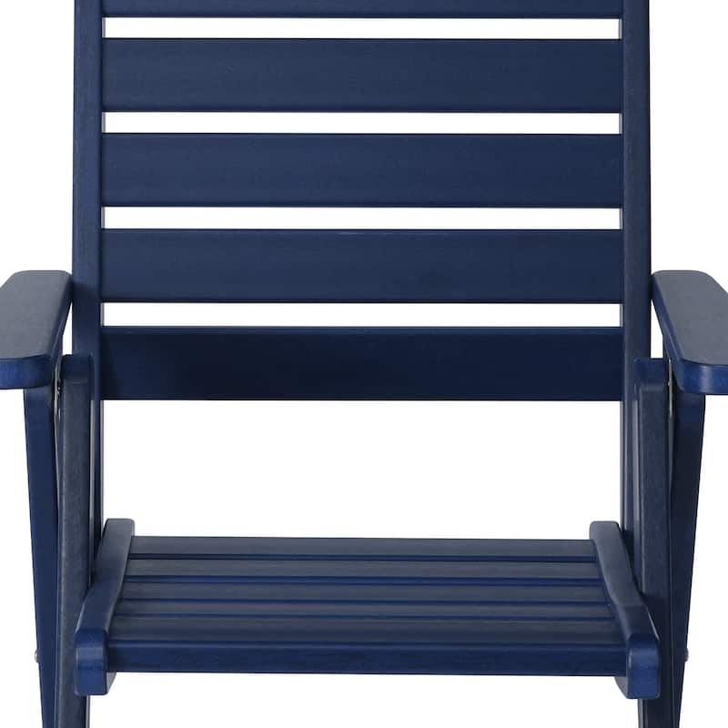 Laguna Foldable Highback Patio Dining Chair with Adjustable Recline Feature