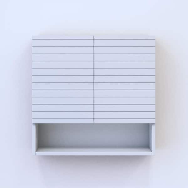 slide 2 of 5, Capri 2D Bathroom Cabinet White