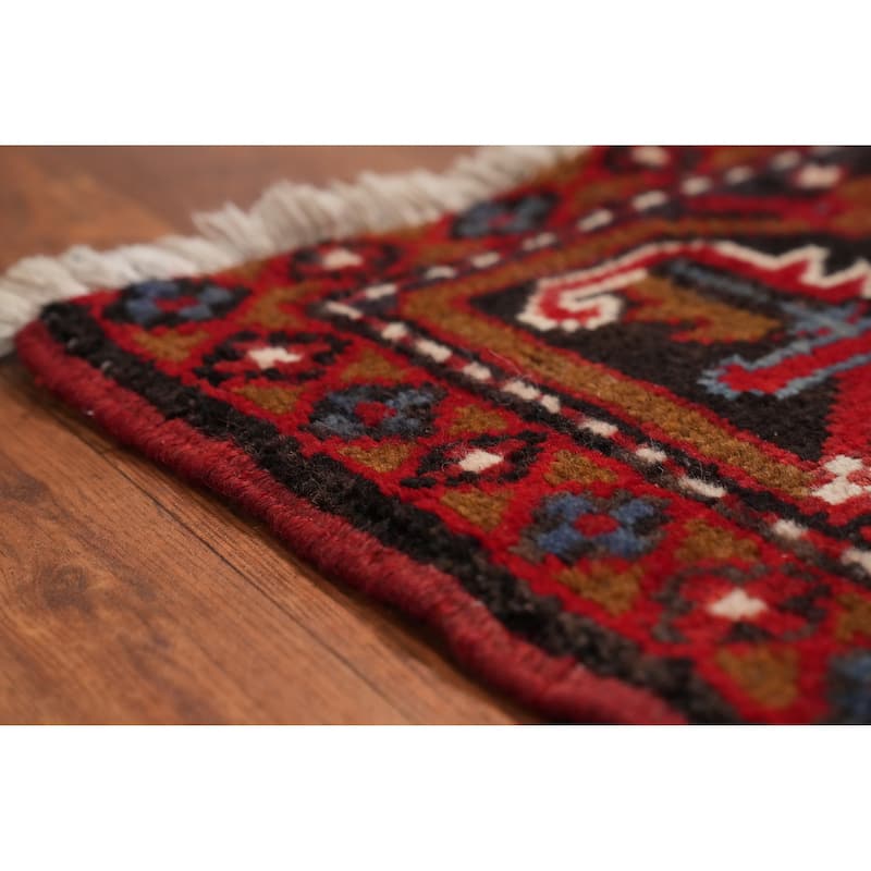 Hand Knotted Oriental 100% Wool Carpet Traditional Medallion Red Heriz Area Rug - 11' 6'' X 8' 7''