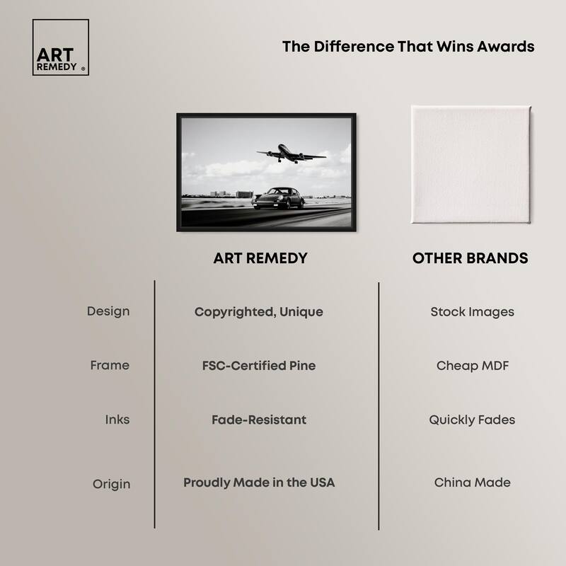 Sports Car Takeoff Canvas by Art Remedy