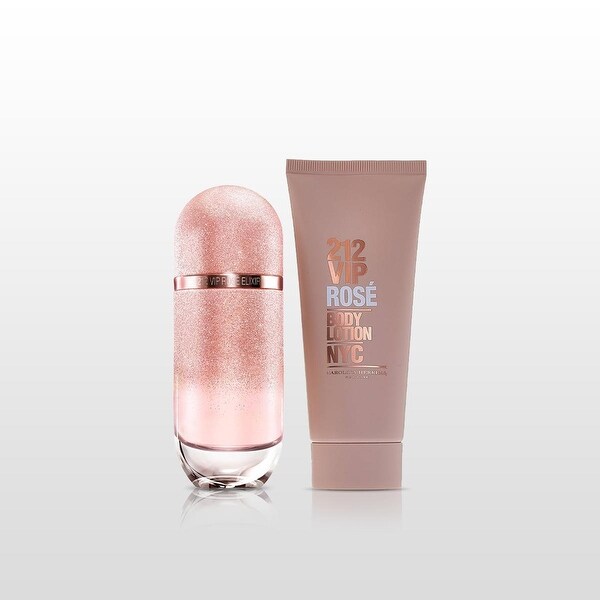 CAROLINA HERRERA 212 VIP Rose Women 2 Piece Gift Set with Eau de