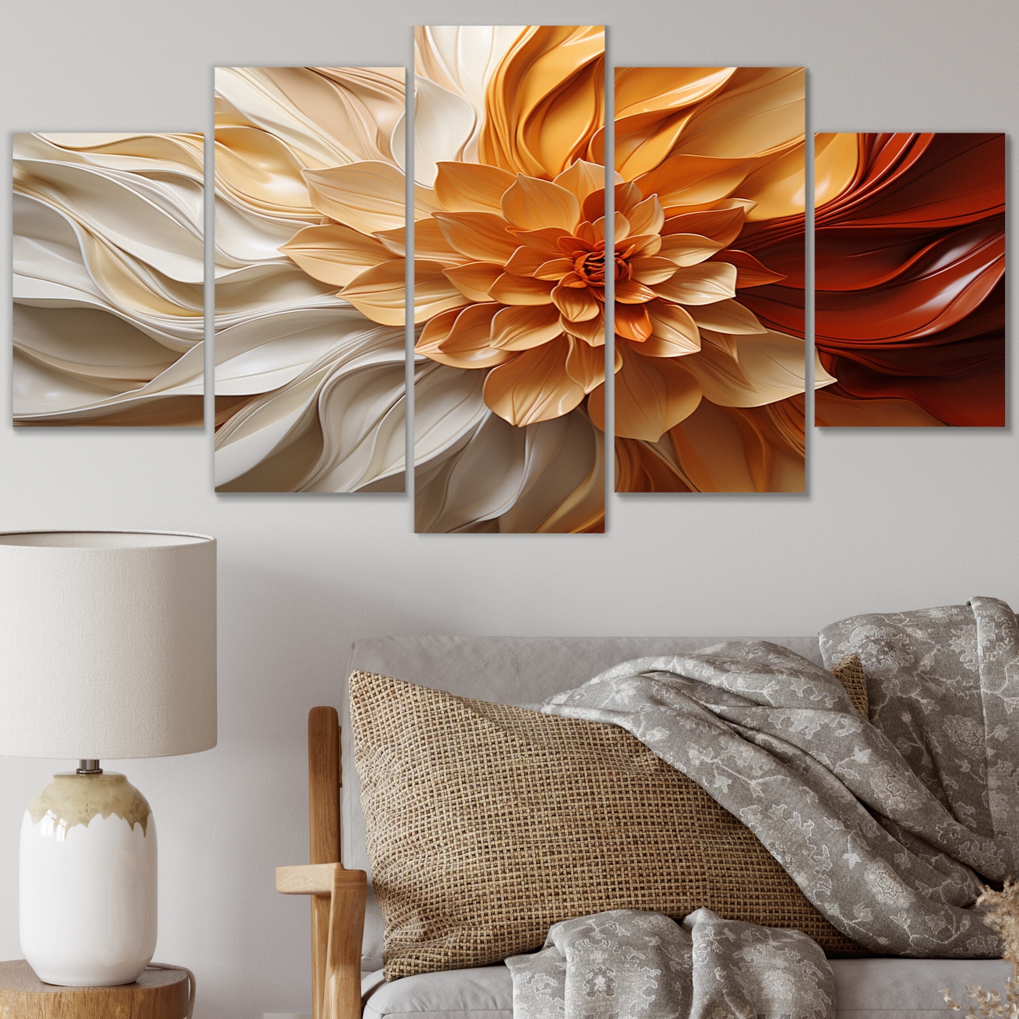 Modern Gold and Brown Metal Wall Decor (Set of 2) - On Sale - Bed Bath &  Beyond - 22402954