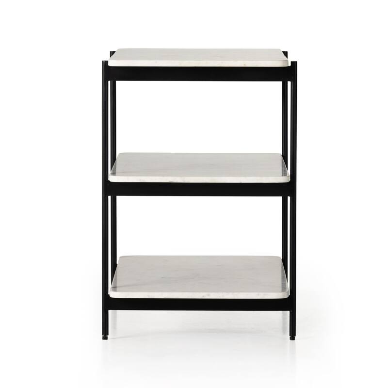 Violet Nightstand-Iron Matte Black