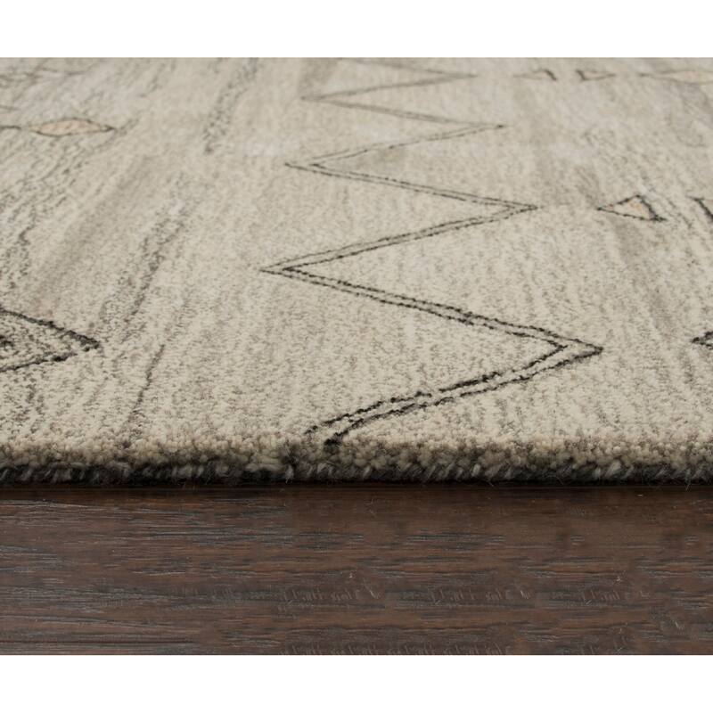 Alora Decor Makalu Collection Gray Moroccan Rug