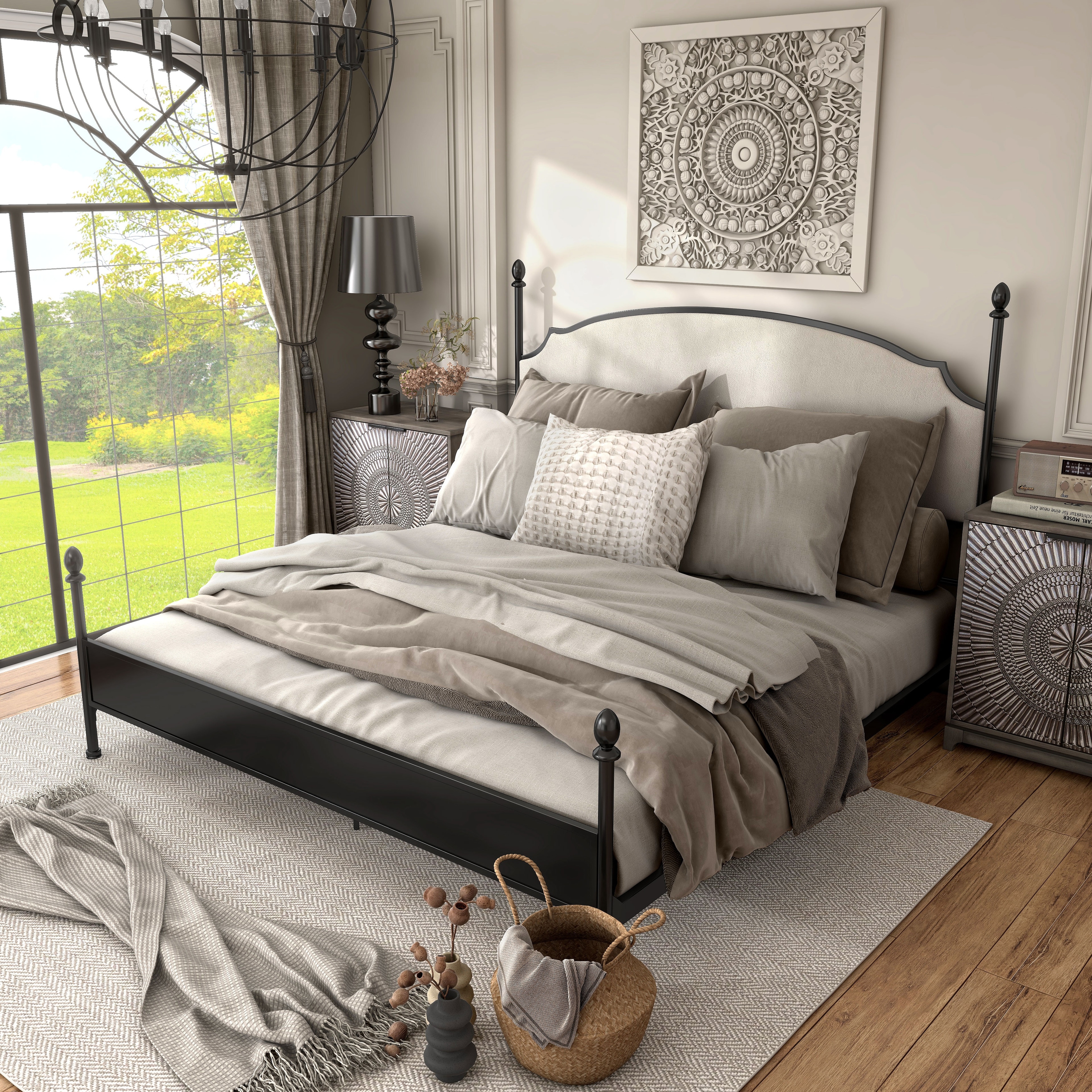 The gray barn epona contemporary arched four poster bed new arrivals