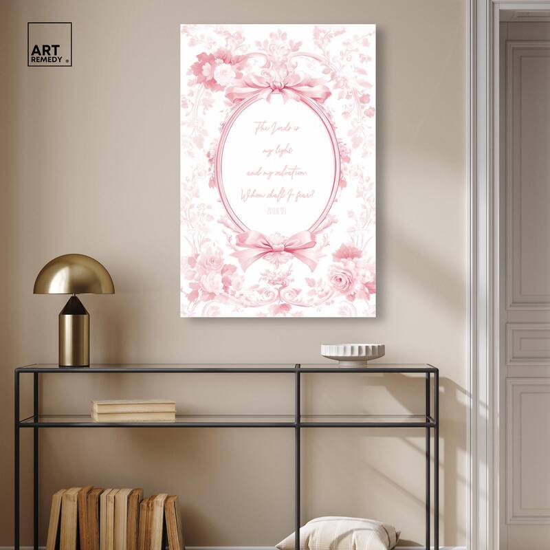 My Light Pink Canvas by Art Remedy, Gallery Wrapped