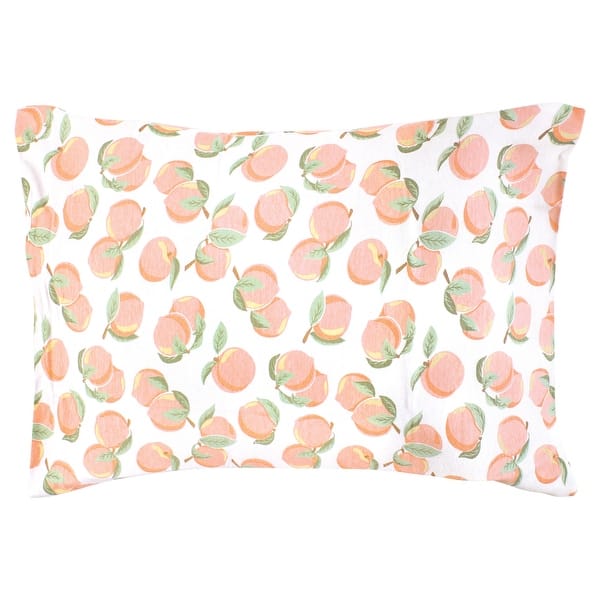slide 1 of 1, Hudson Baby Girls Cotton Toddler Pillow Case, Peach, One Size - Peach Peach - One Size