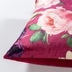 preview thumbnail 5 of 5, Artistic Weavers Jasyn Floral Velvet 20-inch Throw Pillow