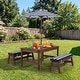 preview thumbnail 5 of 8, Gymax Kids Picnic Table Outdoor Wooden Table & Bench Set w/ Removable
