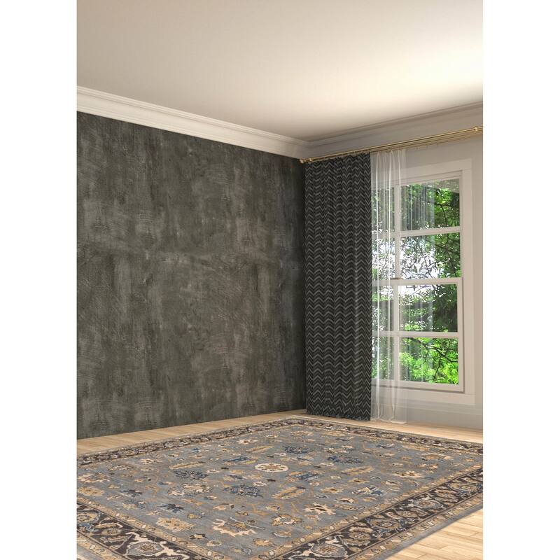 ECARPETGALLERY Hand-knotted Finest Agra Jaipur Teal Wool Rug - 8'3 x 11'3