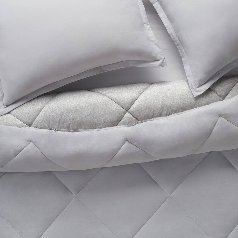 Serta Supersoft Cooling Bed Set, Reversible Comforter Set