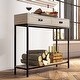 preview thumbnail 3 of 12, Roomfitters 2 Drawer Entryway Console Table for Hallway Foyer