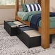preview thumbnail 11 of 19, Mid-Century Modern Twin over Twin Bunk Bed with Storage Drawers