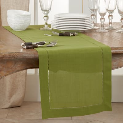 Classic Hemstitch Border Table Runner