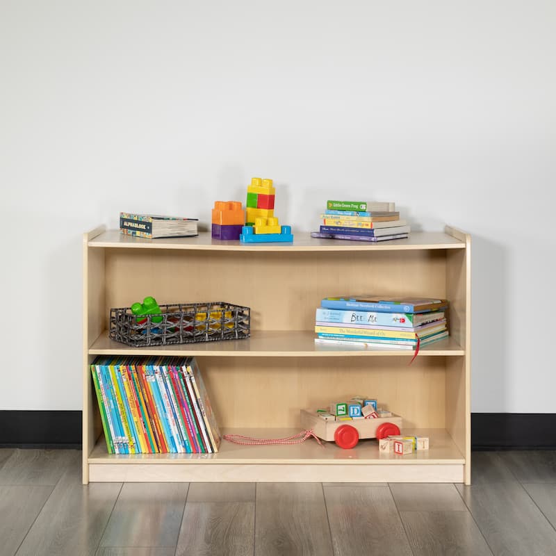 Wooden School Classroom Storage Cabinet for Commercial or Home Use - 36"W x 15"D x 24"H
