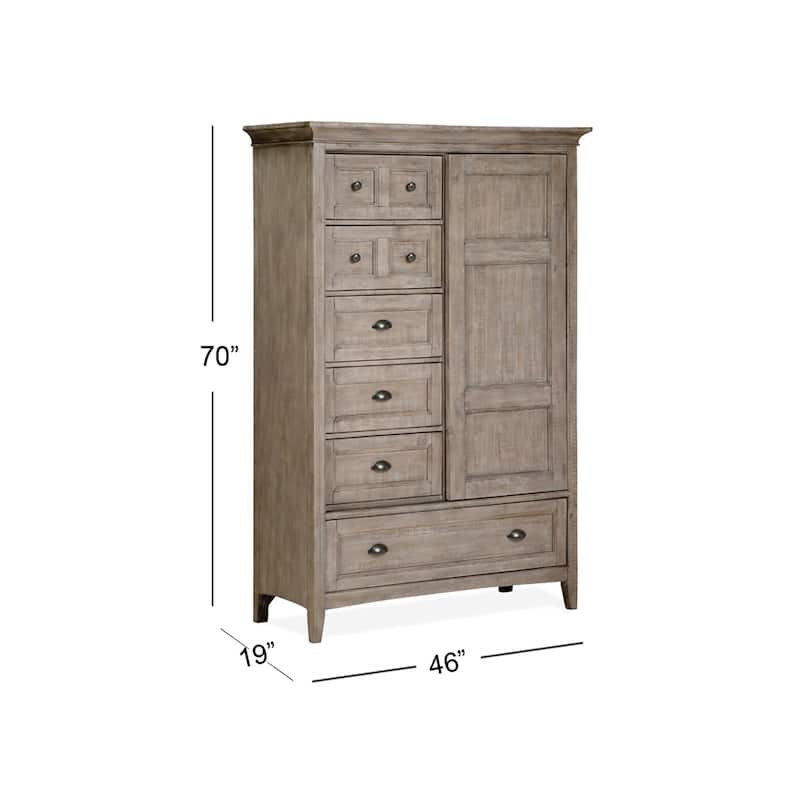 Magnussen Home Paxton Place Dovetail Grey Door Chest