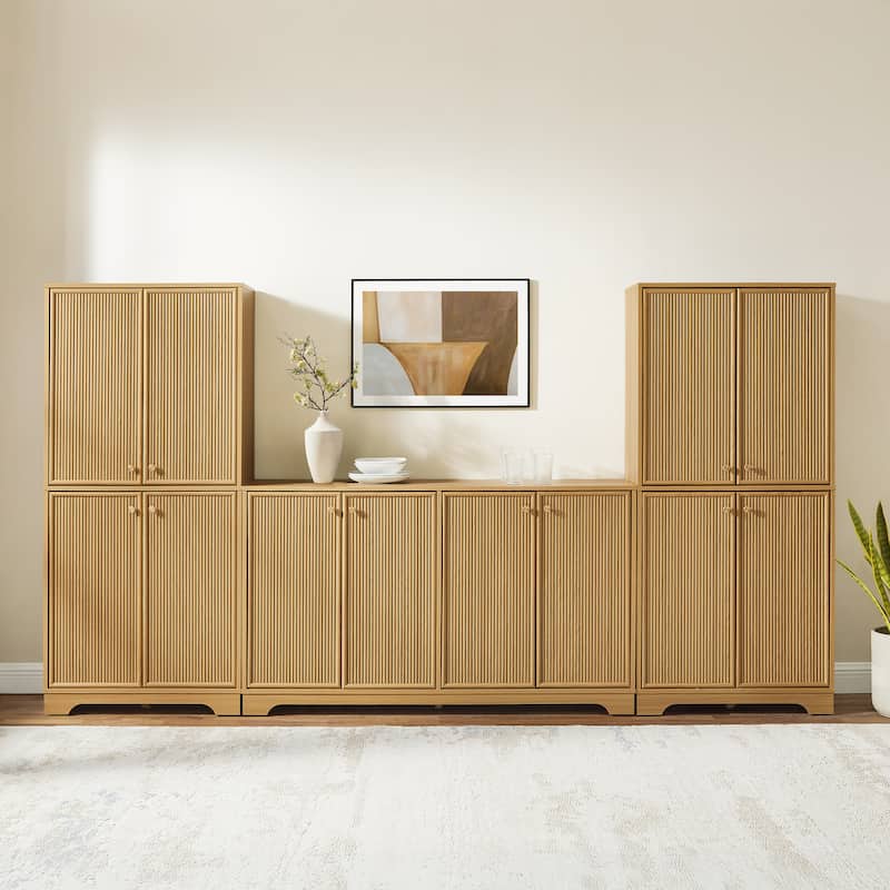 Crosley Naomi 3-Piece Sideboard And Pantry Set