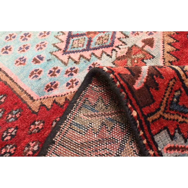 ECARPETGALLERY Hand-knotted Andelz Red Wool Rug - 3'2 x 6'5