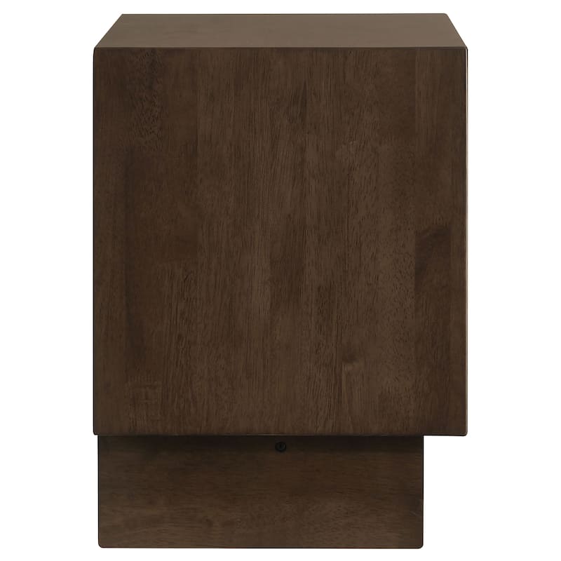 Hemlock Warm Brown 2-drawer Nightstand Bedside Table