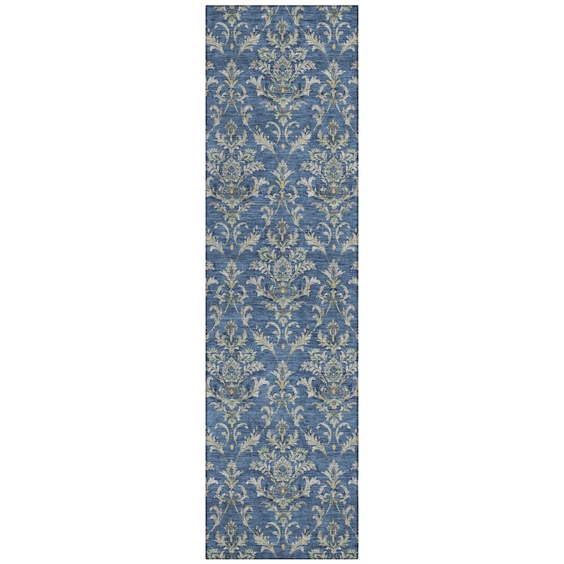 Machine Washable Indoor/ Outdoor Traditional Marrakesh Chantille Rug