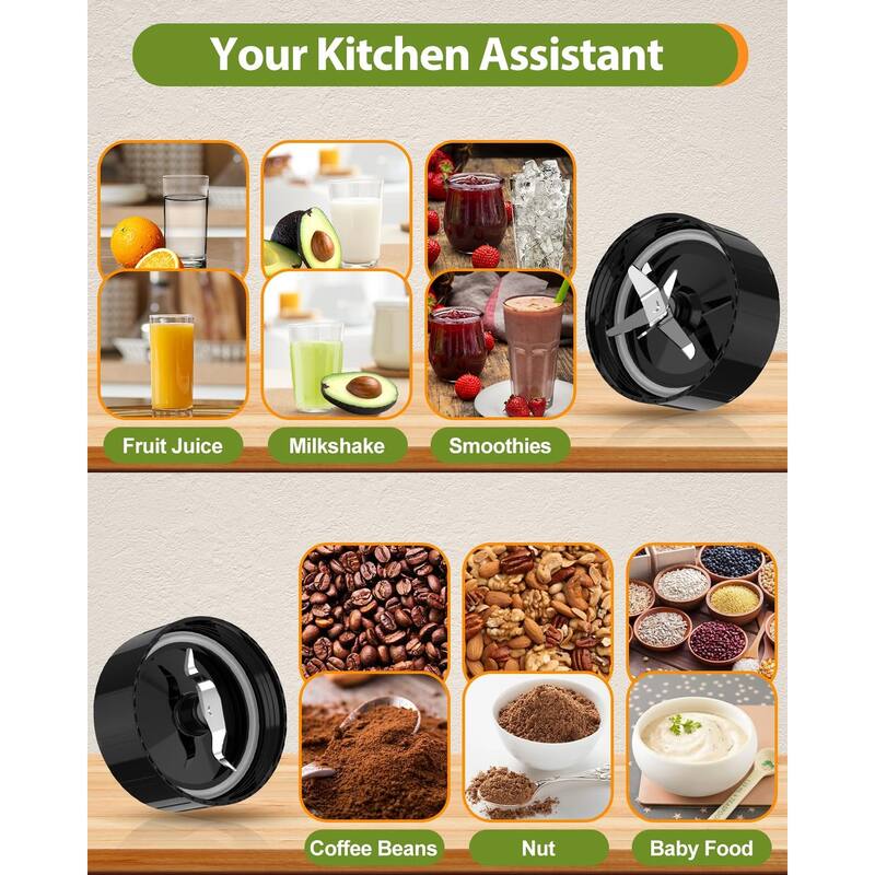 Blender for Shakes & Smoothies, Large Size Personal Blenders for