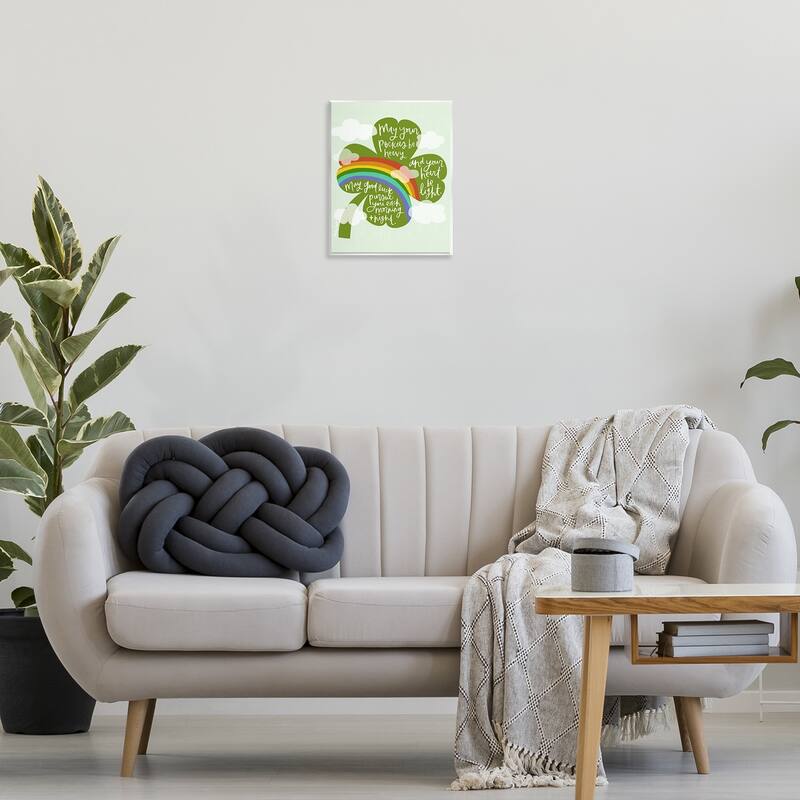 Stupell Uplifting Good Luck Rhyme Wall Plaque Art Design By Mandy Ford Art + Illustration