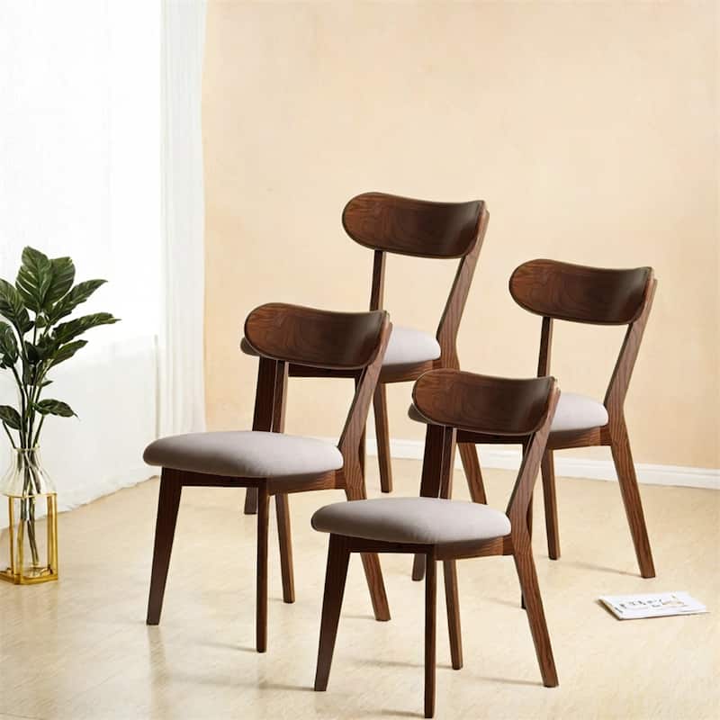Dining Chair Wooden FAS Grade Oak Wood,Dirt-Free Wood Chair,4 PCS